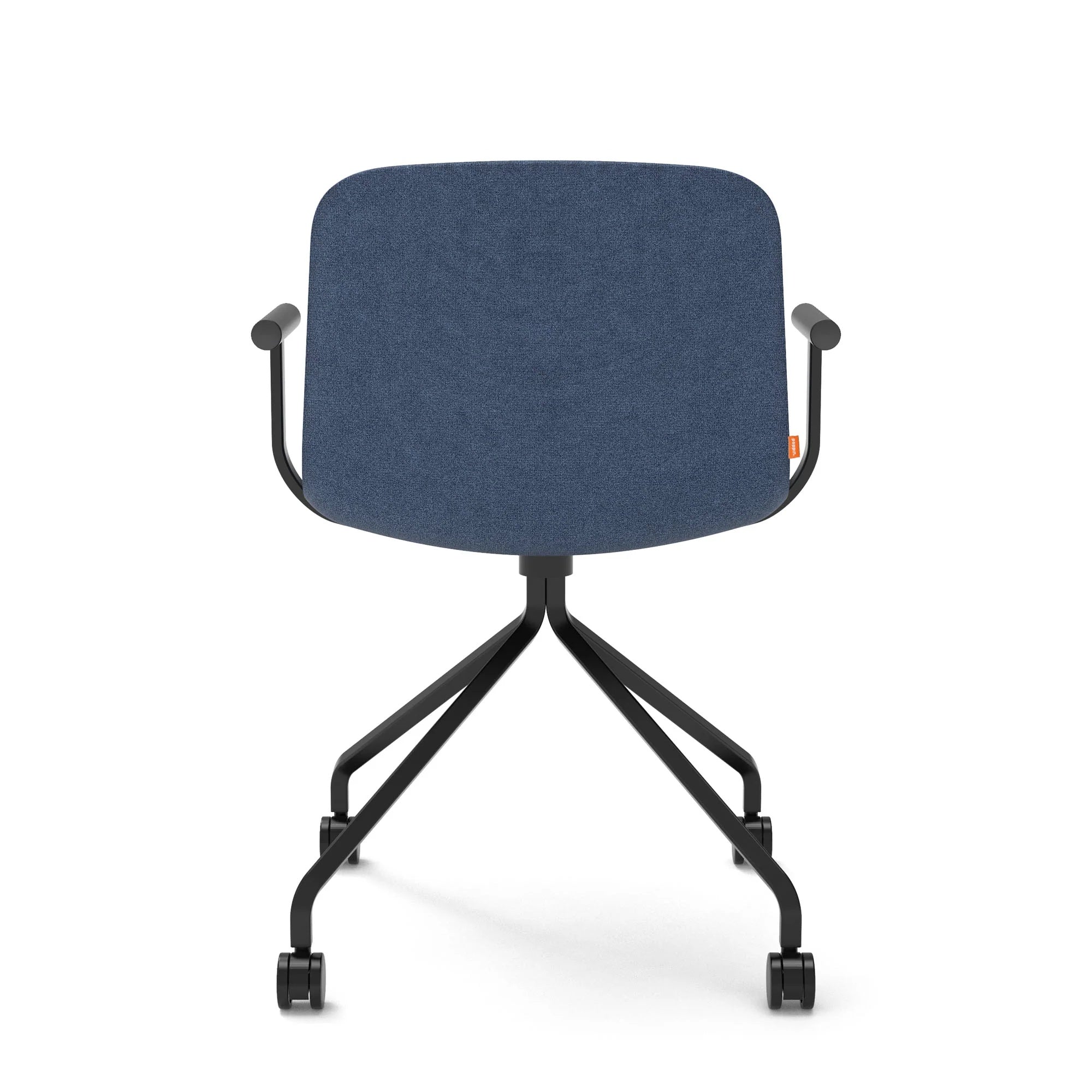 Poppin Key Swivel Meeting Chair with Casters