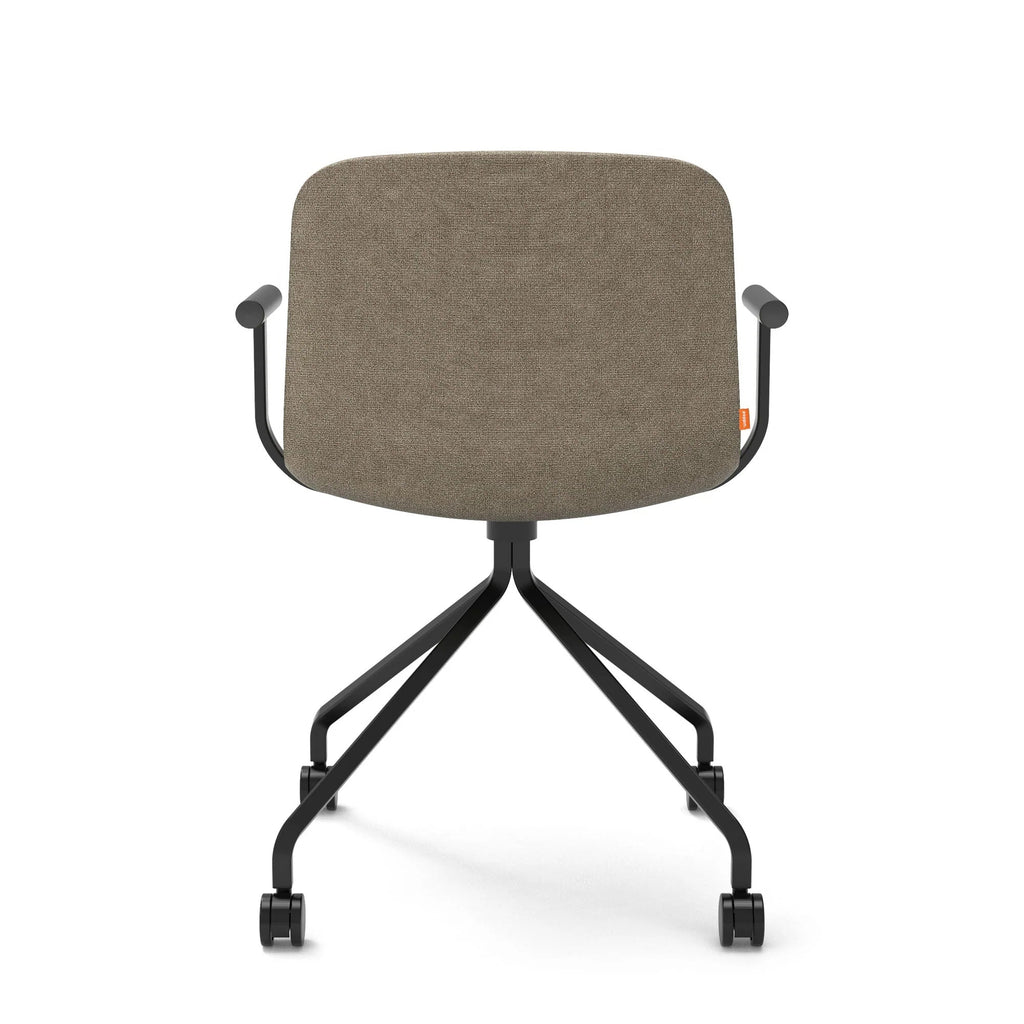 Poppin Key Swivel Meeting Chair with Casters