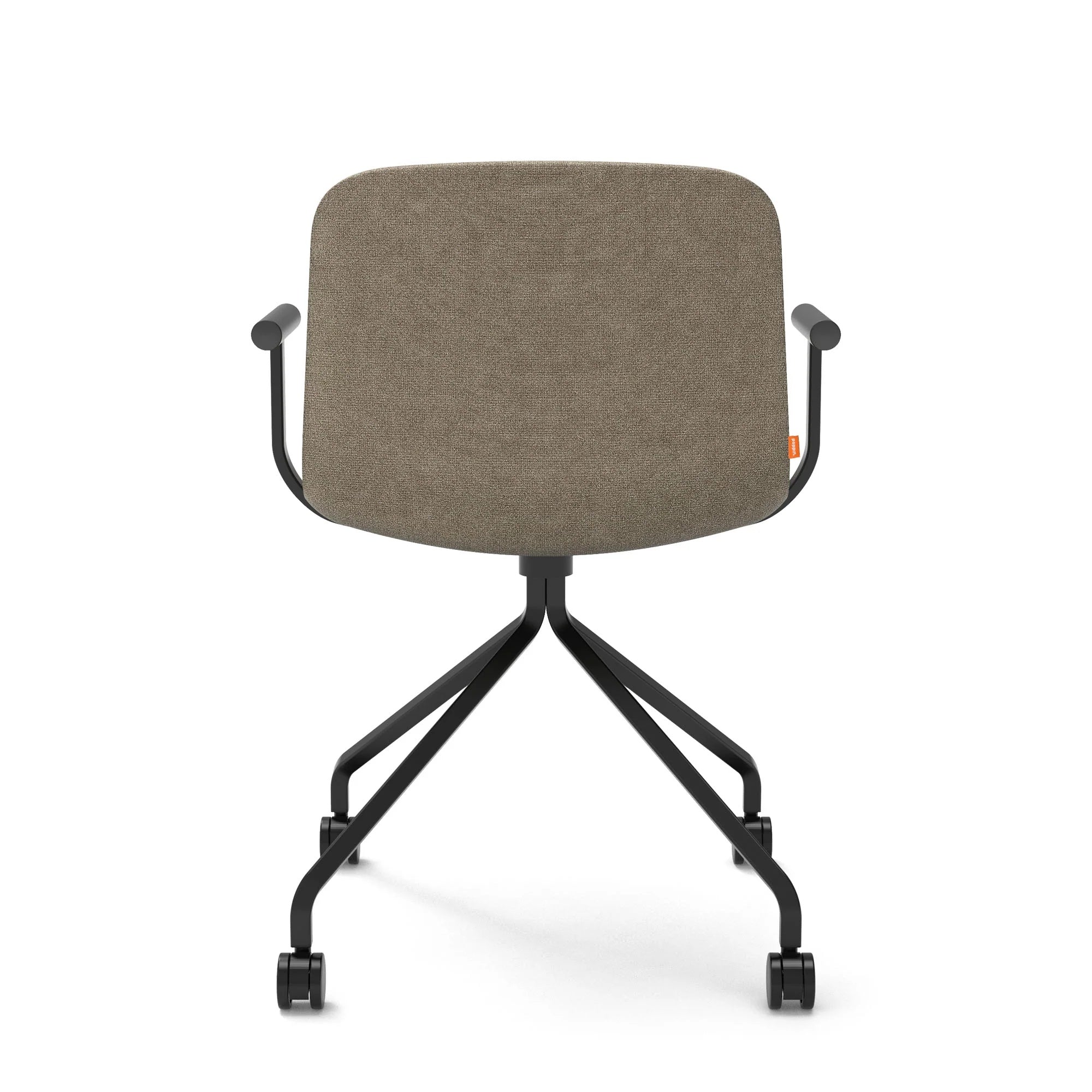 Poppin Key Swivel Meeting Chair with Casters