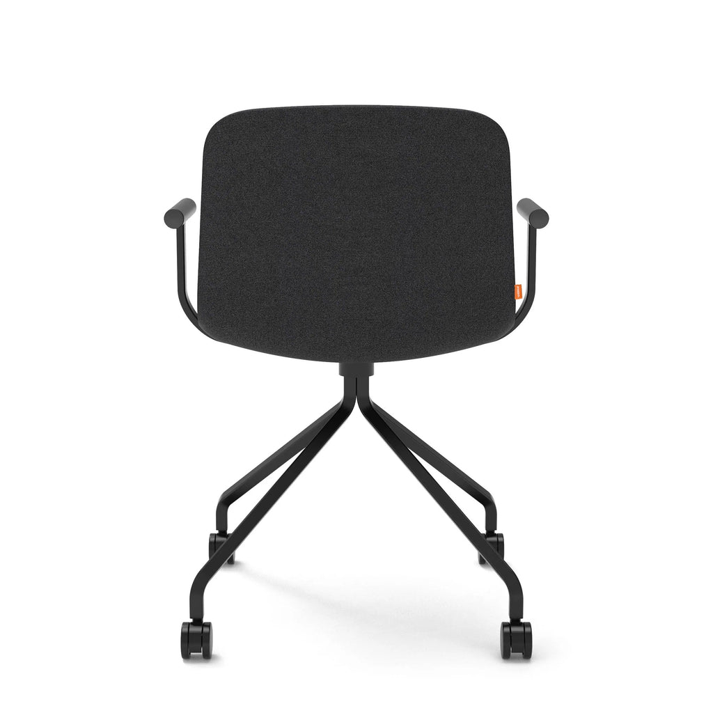 Poppin Key Swivel Meeting Chair with Casters