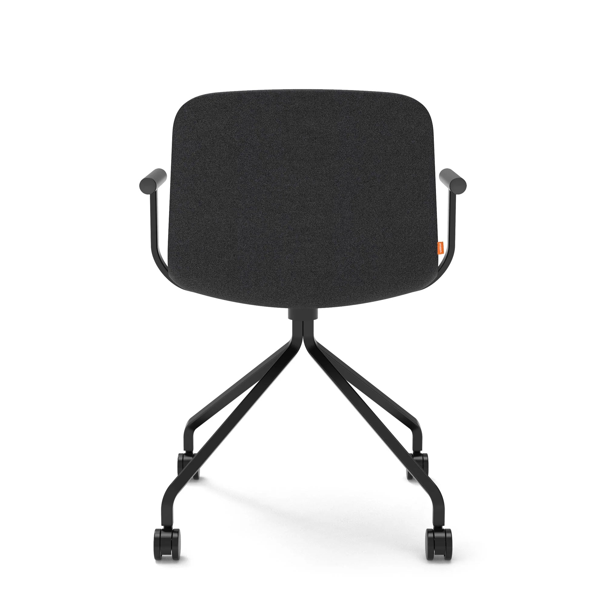 Poppin Key Swivel Meeting Chair with Casters