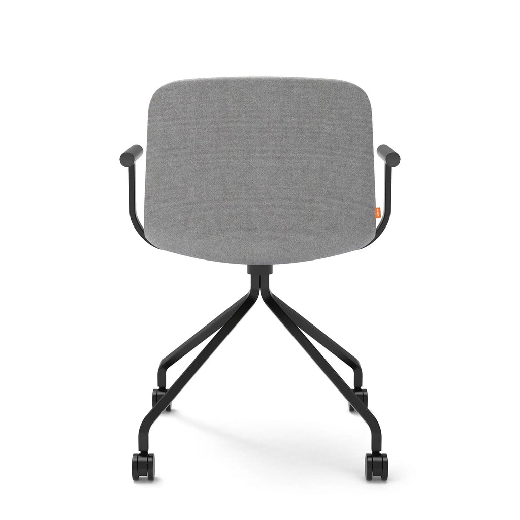 Poppin Key Swivel Meeting Chair with Casters